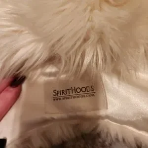 Vindictus Polar Bear Spirithood Authentic SpiritHoods Vindictus Golden Polar Bear Faux Fur  main image 3